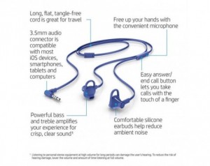 Slušlke Hp 150 Modre Mini...