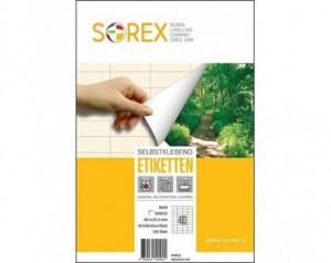 Etikete sorex 48,5x25,4