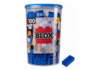 BLOX kocke 100 kosov - modra