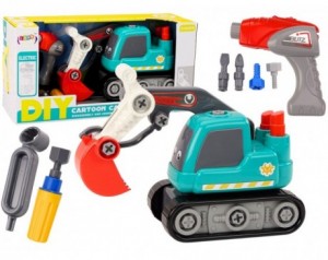 Igrača DIY Bager kopač - moder