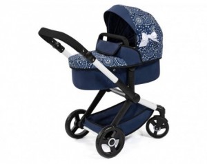 Otroški voziček Xeo - moder