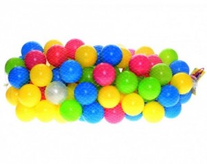 Komplet 100 plastičnih žogic