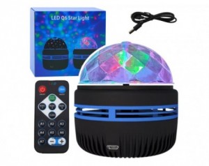 Projektor zvezdno nebo LED 360