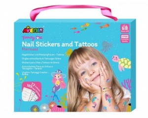 Nalepke za nohte in tattoo...