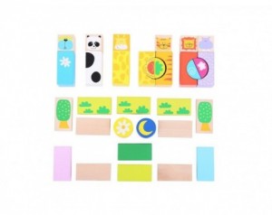 Bigjigs Lesene kocke -...