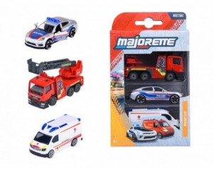 Majorette Set reševalnih vozil