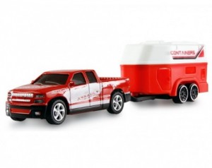 RC Pickup s prikolico 1:64...