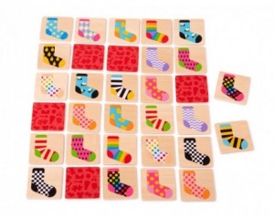 BigJigs Poišči pare - nogavice