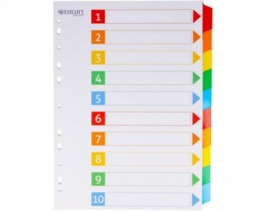 Pregradni karton westcott...