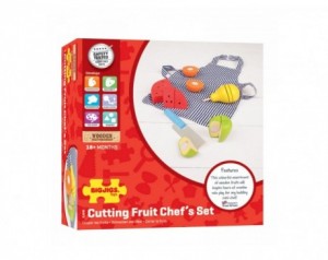 Režemo sadje s predpasnikom