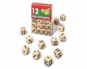 Igralne kocke 12 kosov