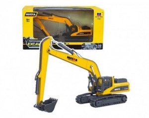 Kovinski bager z gosenicami...