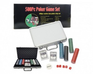 Poker set v kovčku - 500 delni