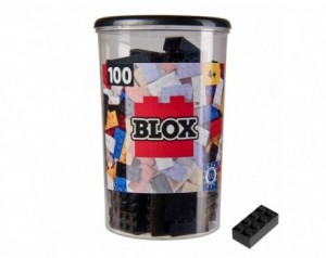 BLOX kocke 100 kosov - črna