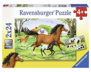 Sestavljanka Svet konjev 2x24d