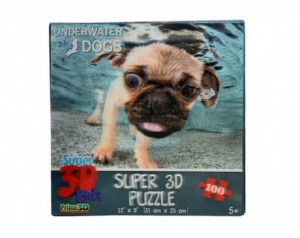 Sestavljanka 3D Pes Mops...