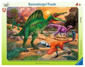 Sestavljanka dinozavri 42...