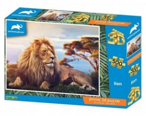 Sestavljanka 3D Lev 500-delna