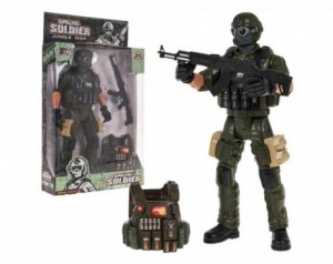 Figura vojak z dodatki 31cm