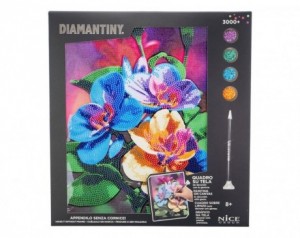 Slikanje z diamanti - rože