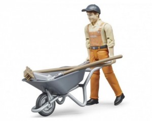 Bruder figura smetar set 62130