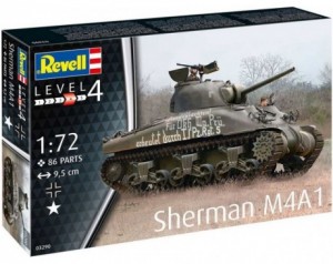 Revell maketa tanka Sherman...