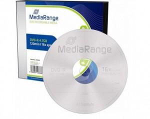 Dvd-r mediarange 4,7gb 1/5...