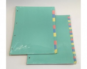 Pregradni karton a4 6-delni