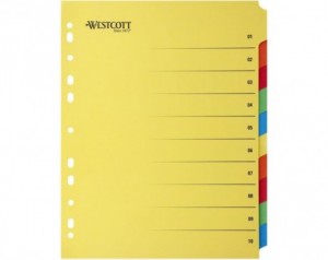 Pregradni karton westcott...