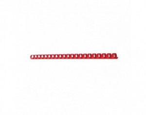 Špirala pvc 14mm rdeča gbc...