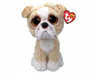 TY plišasti buldog Pooch 15cm