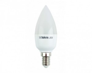 Led Žarnica C37 E14 6w 4100k