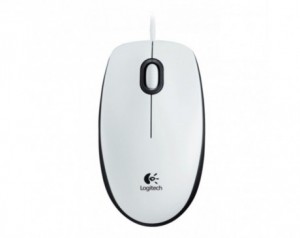 Miš Logitech Usb M100 Bela...